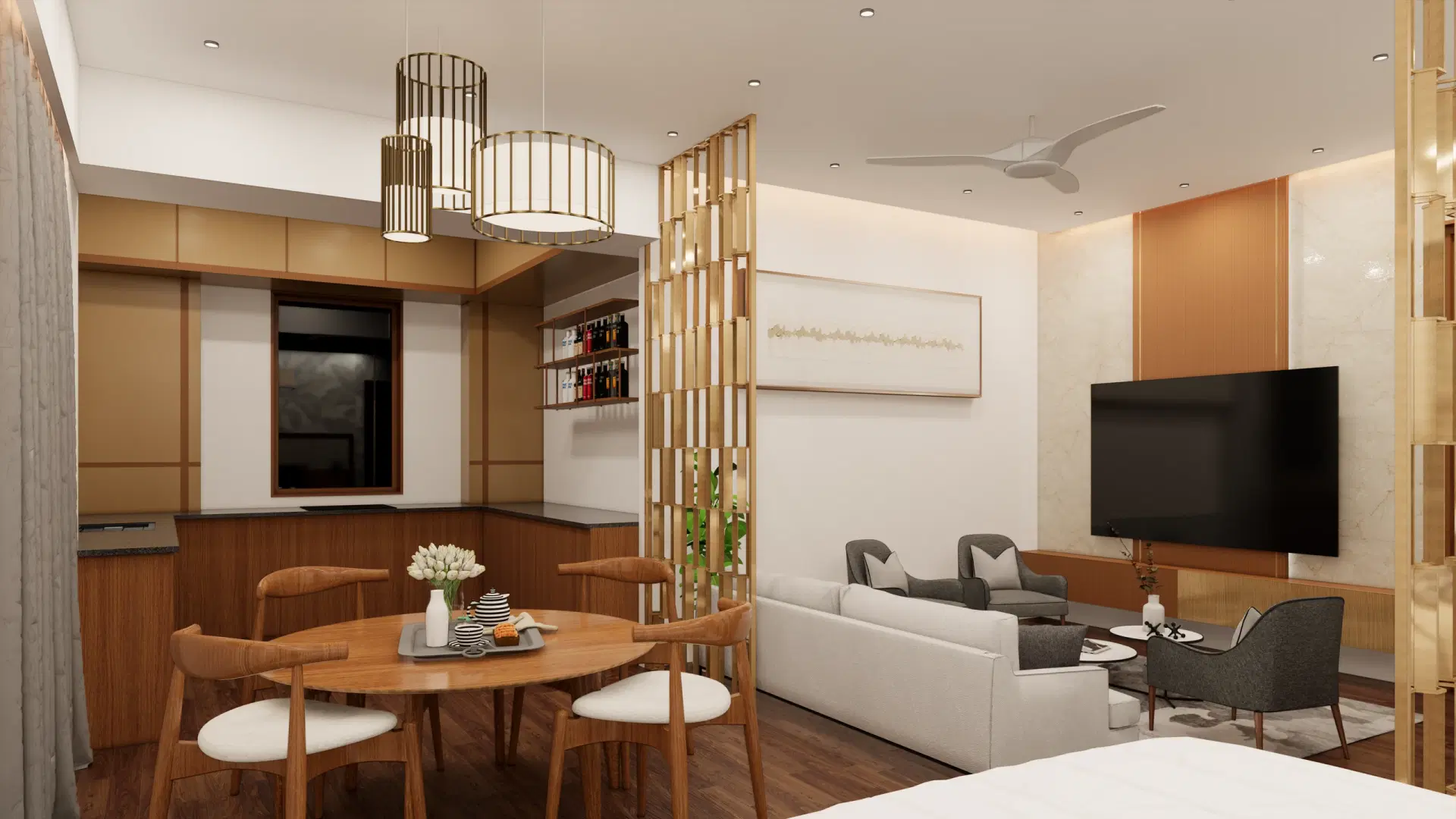 SVH studio apartment — Architecture + Interior + Construction by GP Builders