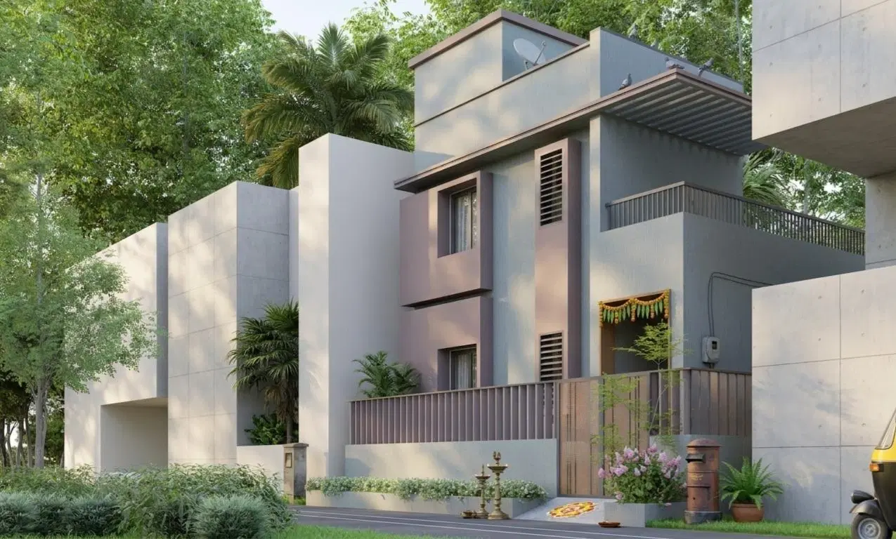 Arun Tollgate — Architecture + Interior + Construction by GP Builders